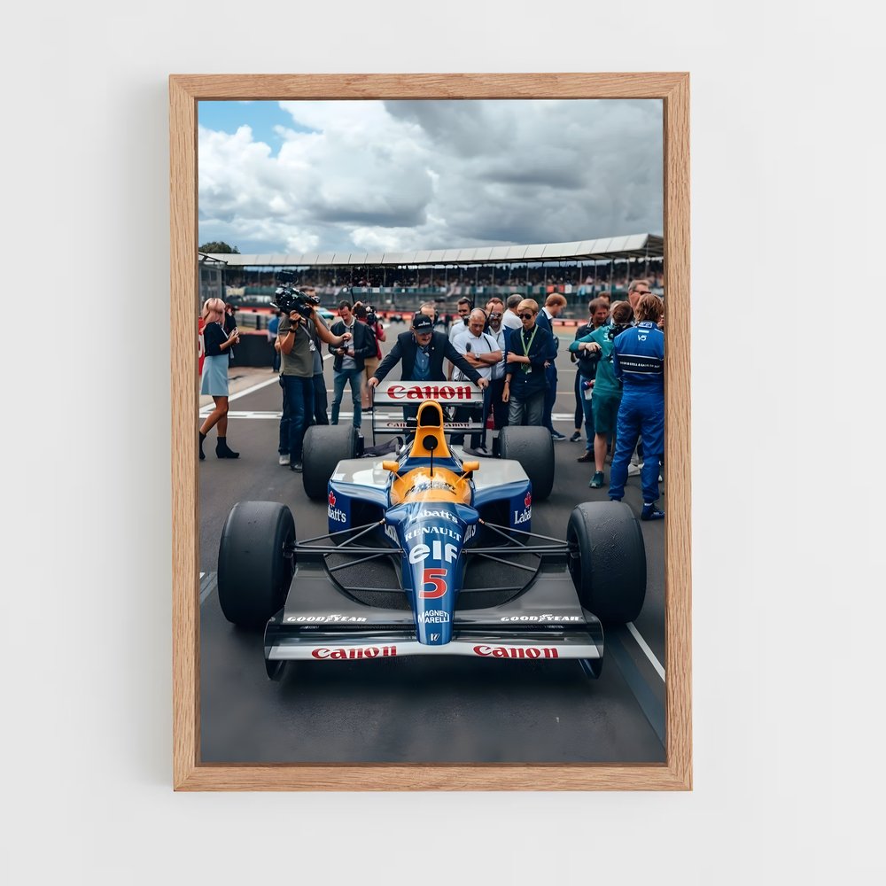 Poster Williams D'une – affiche Voitures de Formule 1 (vue 4)